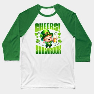 Cheers Shamrock Baseball T-Shirt